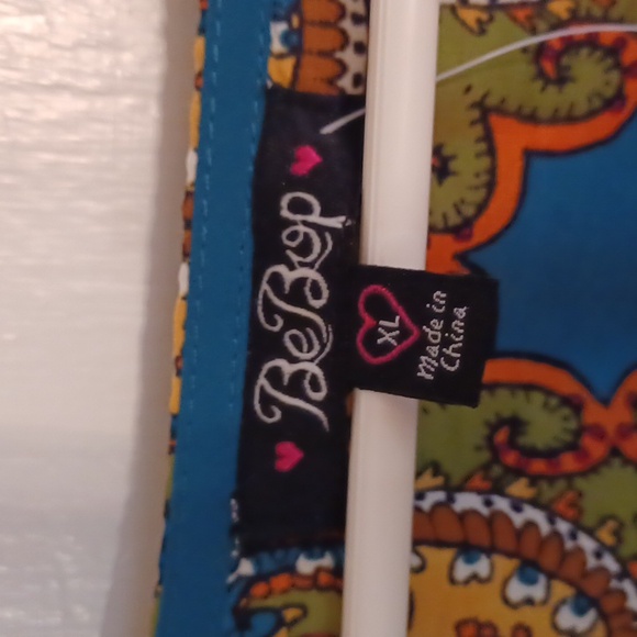 BeBop dress women's size xlarge  color wine, teal - Picture 3 of 6